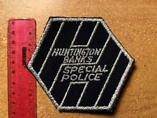 Vintage Embroidered Patch-HUNTINGTON BANKS SPECIAL POLICE, SAN DIEGO, CA-Exlnt picture