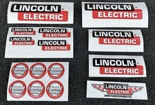 Lincoln Electric Welder decals stickers authentic original welding SET OF 15 picture