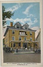 Weston West Virginia General Hospital Doctors Nurses Antique Postcard c1920 picture