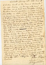 1838 Colchester VT Sheriff Property Receipt Attachment Chittenden County Law picture