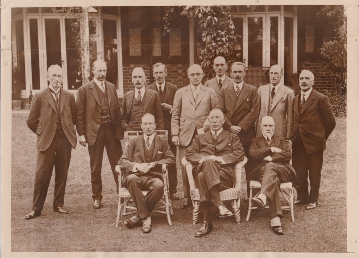 1924 Press Photo Irish Leaders Ulster Cabinet James Craig, Londonderry, Pollock 1924 Press Photo Irish Leaders Ulster Cabinet James Craig, Londonderry, Pollock
