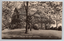 John Alden House Built 1653 Duxbury Massachusetts MA Collotype Vtg Postcard picture