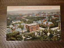 Postcard NE Nebraska Lincoln Early Downtown Birds Eye Aerial View From Capitol picture