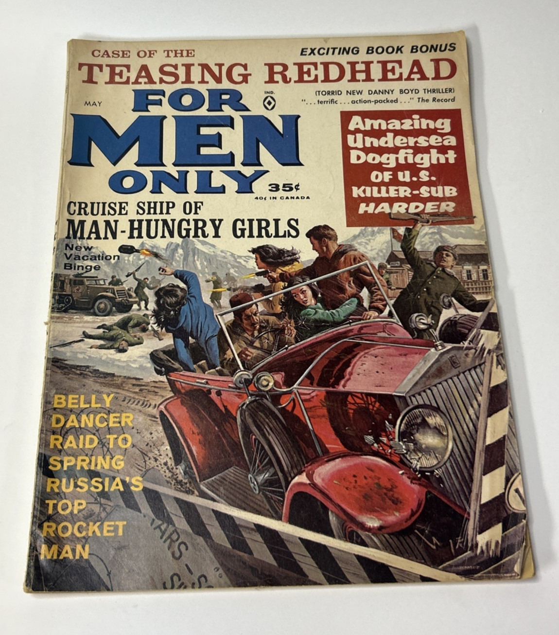 For Men Only May 1964 Vol. 11 No. 5 – Vintage Pulp War Adventure Magazine VG For Men Only May 1964 Vol. 11 No. 5 – Vintage Pulp War Adventure Magazine VG