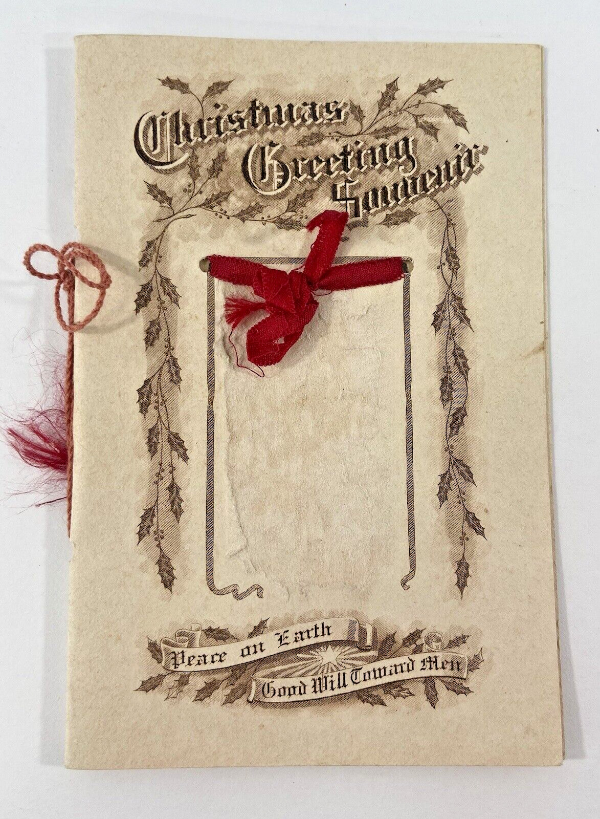 Early 1900s Sunday School Christmas Greeting Souvenir Bethel- Ella Climenhaga
