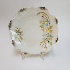 Wheelock Germany Cabinet Plate with Blue and Yellow Floral Design picture