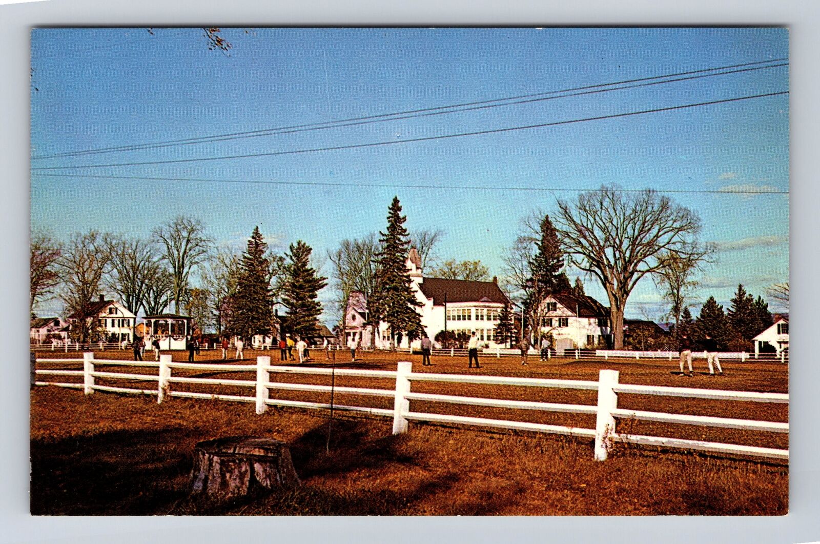 Craftsbury Common VT- Vermont, Scenic View Of Village Area, Vintage Postcard