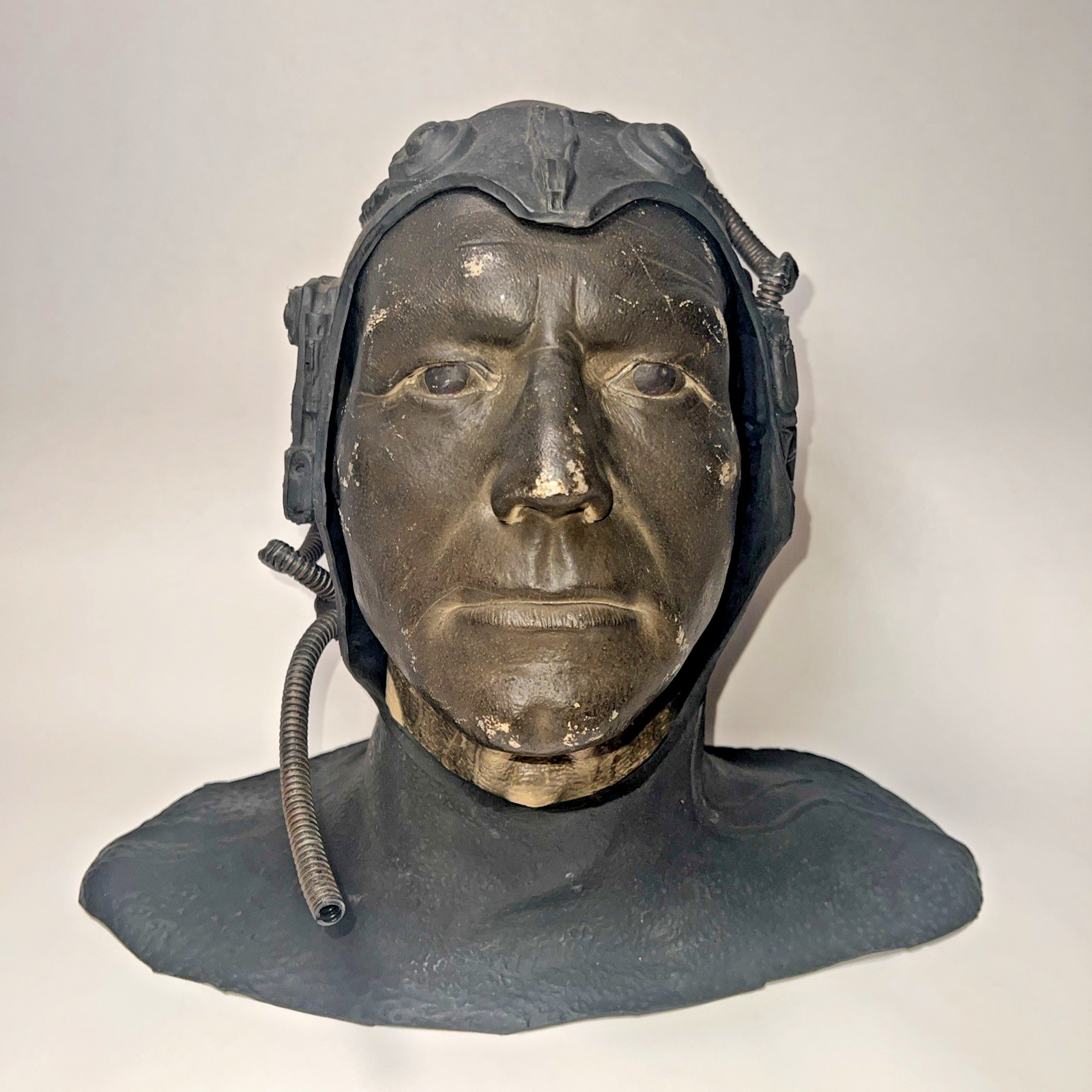 1995 PAR PIC Mexico “Michael Westmore” Resin Bust with Cybernetic Latex Helmet 1995 PAR PIC Mexico “Michael Westmore” Resin Bust with Cybernetic Latex Helmet