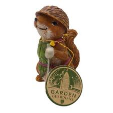 Dept. 56 Garden Guardians Chester Squirrel Soldier Figurine Walnut Shell Helmet picture