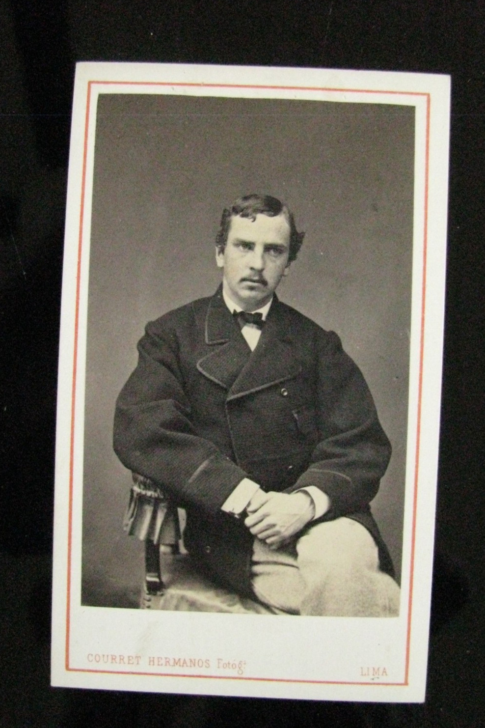 CIVIL WAR ERA US CONSUL HENRY MAY BRENT CDV PHOTO LIMA PERU CIVIL WAR ERA US CONSUL HENRY MAY BRENT CDV PHOTO LIMA PERU
