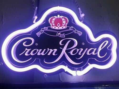 New Crown Royal 3D Carved Neon Light Sign 14