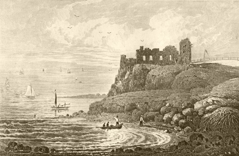 DORSET. Weymouth Castle, Dorsetshire. DUGDALE 1845 old antique print picture
