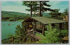 Postcard Bonnie Oaks Lodge Lake Morey Fairlee Vermont *C7870 picture