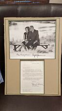 Lyndon and Lady Bird Johnson signed photo.  picture