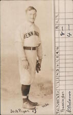 1910 RPPC Jack Ryan Baseball Player Bennington vs. North Adams,MA,VT Vermont picture