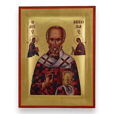 Nicholas of Myra Icon - Premium Handmade Greek Orthodox Byzantine Icon picture