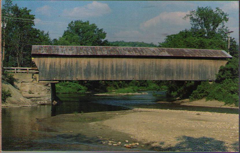 (zwp) Waitsfield VT: Old Covered Wood Bridge
