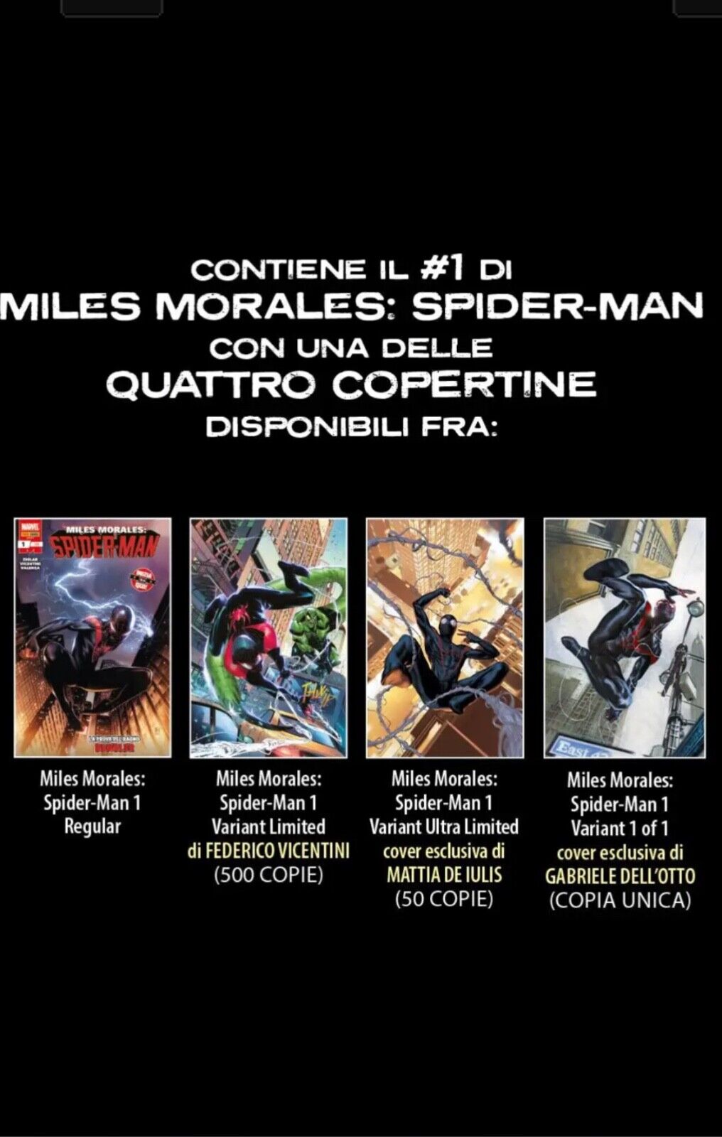 Miles Morales Spider-Man #1 Italy Blind Pack Pull. Check this out. READ.L@@K 