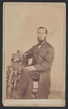 Henry B. Grammer, photographer, Westminster, Maryland, with his camera picture