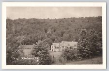 Postcard RPPC Vermont West Wardsboro Aerial View House Vintage picture