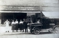 Cooperative Grocery. 18 Illinois Street. Danville IL Vermilion Co. RPPC COPY picture