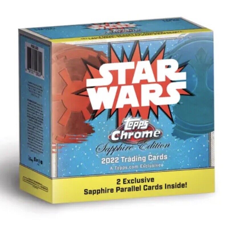 2022 Star Wars Topps Chrome Sapphire SEALED BOX Montgomery Club CONFIRMED SHIP