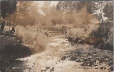 Bread Loaf, VT: 1936 Brook RPPC - Vintage Ripton, Vermont Real Photo Postcard picture