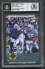 Gale Sayers #11 signed autograph auto 1995 Collector's Edge Timewarp Card BAS picture