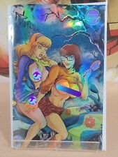 **Foil** Faro's Lounge Mystery Machine Sui-Cycle  Velma Daphne Scooby-Doo Mature picture
