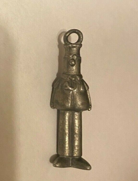Vintage UFS United Feature Syndicate Pewter DILBERT Pendant Keychain Charm