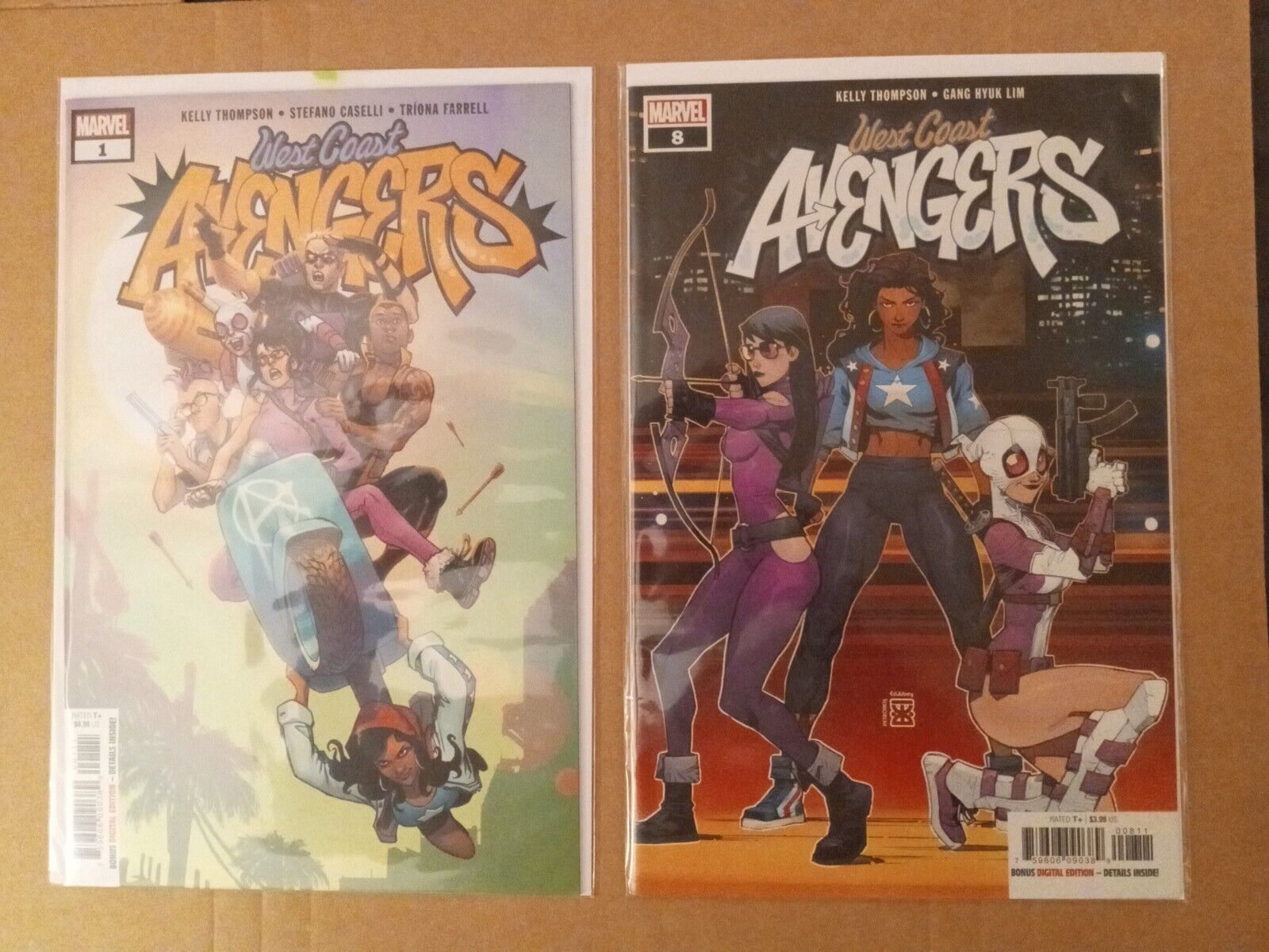 West Coast Avengers (Vol. 3) # 1 & # 8 Comic Book Lot