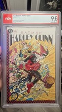 Harley Quinn Sketch Cover comic By Chris Johnson PSA 9.6 picture