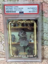 Michael Westmore Autograph PSA  Signed Card Star Trek Make-up Artists CIA Kits  picture