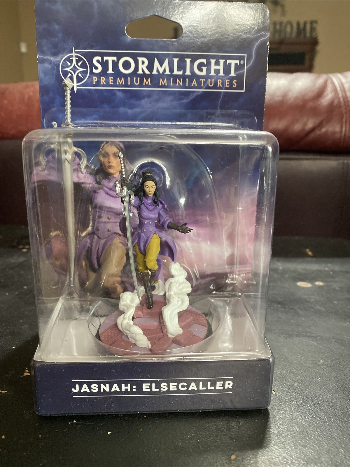 stormlight archive mini figure Jasnah Elsecaller painted miniature sanderson NIB