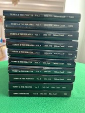 TERRY & THE PIRATES Milton Caniff Vol. 1-10 Flying Buttress Hardcover Lot 1984 picture
