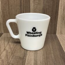 Wheeling Pittsburgh Steel Pyrex Coffee Mug 1975 Presidents Safety Martins Ferry picture