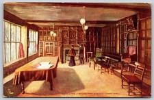 Leicester England Mayor's Parlour Old Town Hall Raphael Tuck Postcard PC468 picture