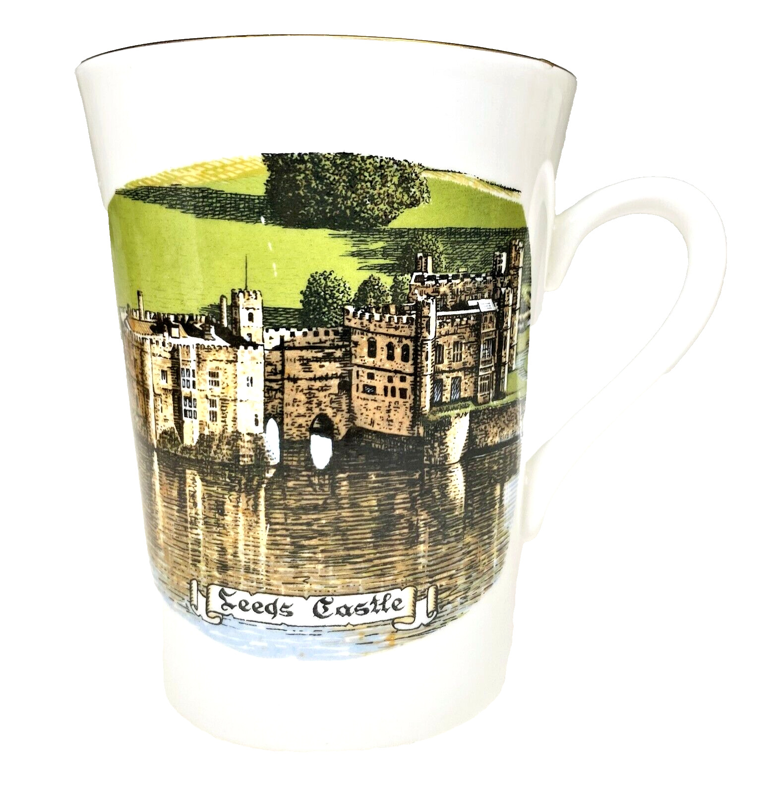 Leeds Castle Maidstone Kent Medieval England Coffee Cup Porcelain Tea Mug