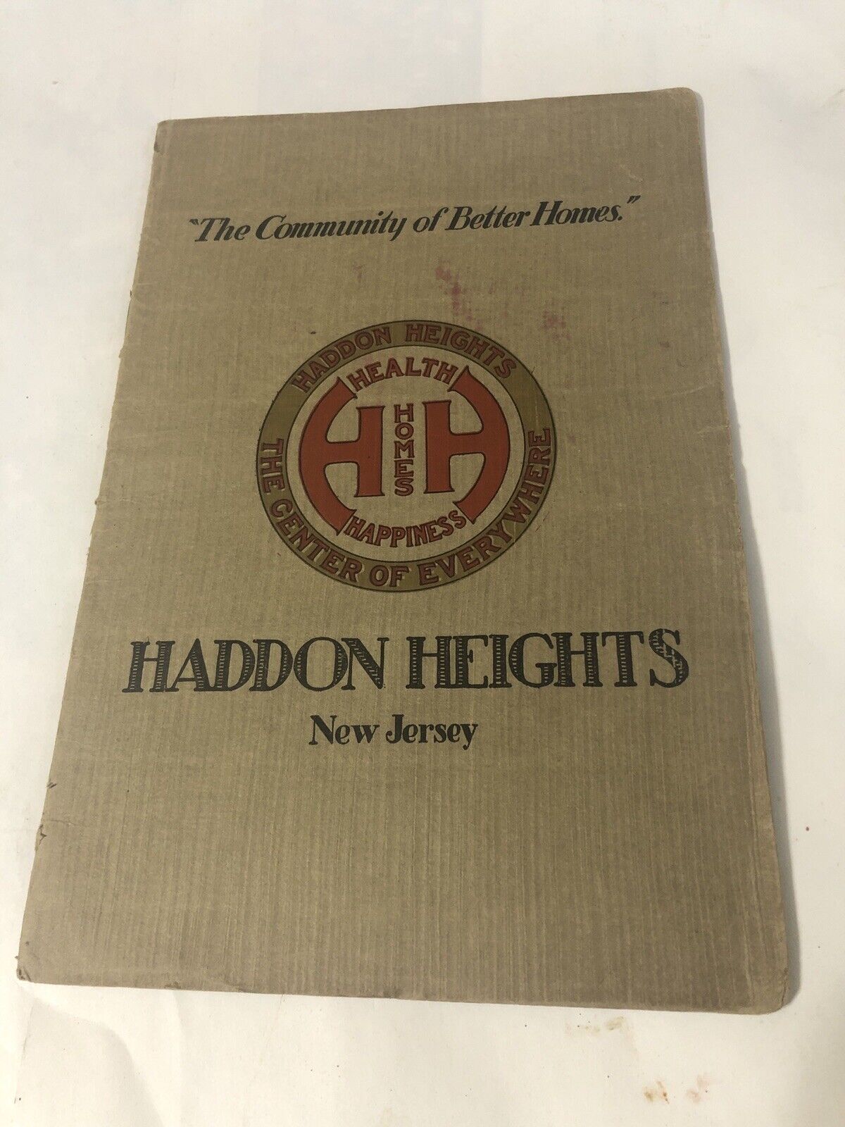 Vintage Haddon Heights New Jersey Historical Booklet 1920s-30s