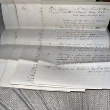 1854 Lawsuit Documents: Peleg Eddy v Fiske Rutland VT Wife Abandonment Genealogy picture
