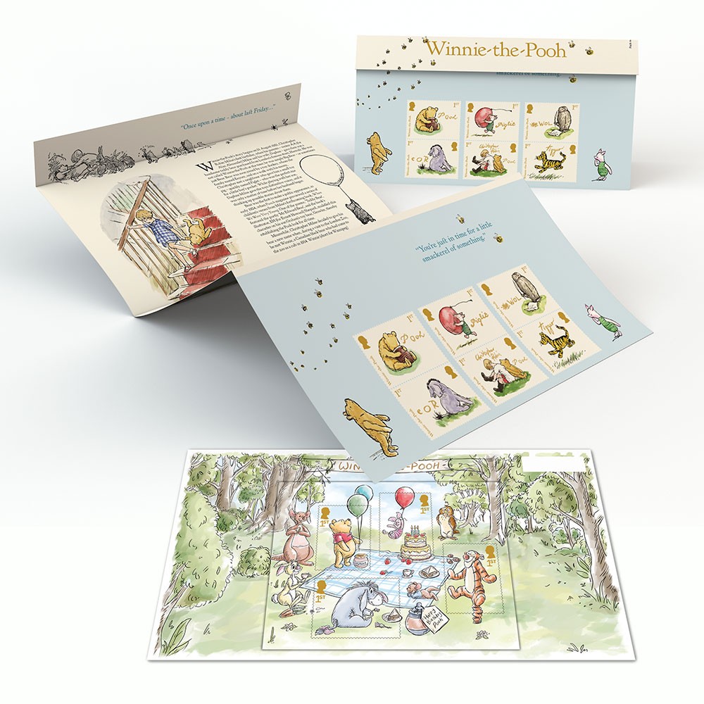 Winnie the Pooh Stamps Presentation Pack from Royal Mail Winnie the Pooh Stamps Presentation Pack from Royal Mail