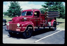 Hinesburg VT 1940s Ford pumper Fire Apparatus Slide picture