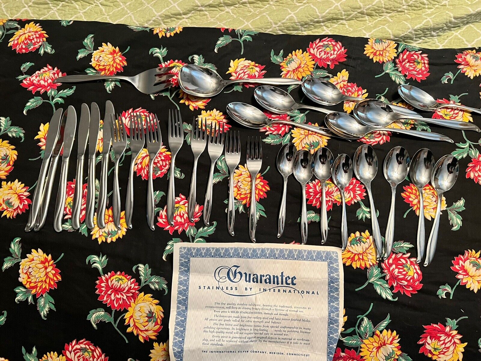 30 pc Stainless by International TRADEWINDS JAMAICA Spoons Forks Knives