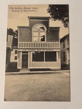 Roxbury NY Roxbury National Bank Antique Postcard 1918? Catskills picture
