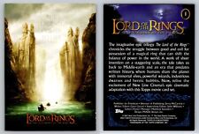 2001 Topps LORD OF THE RINGS Trading Cards - U Pick Complete Your Set picture