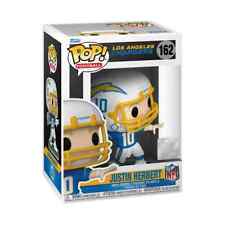 Funko NFL Chargers Justin Herbert Home Uniform Pop Vinyl Action With Protector picture