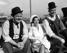 1929 DOROTHY COBURN Laurel & HARDY on The Set of THE FINISHING TOUCH  Photo picture