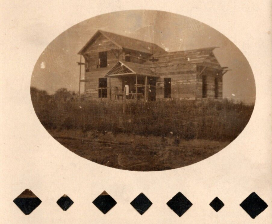 RPPC Rare Design EAGLE Michigan DW Howe's House ANTIQUE Postcard AZO 1904-1918