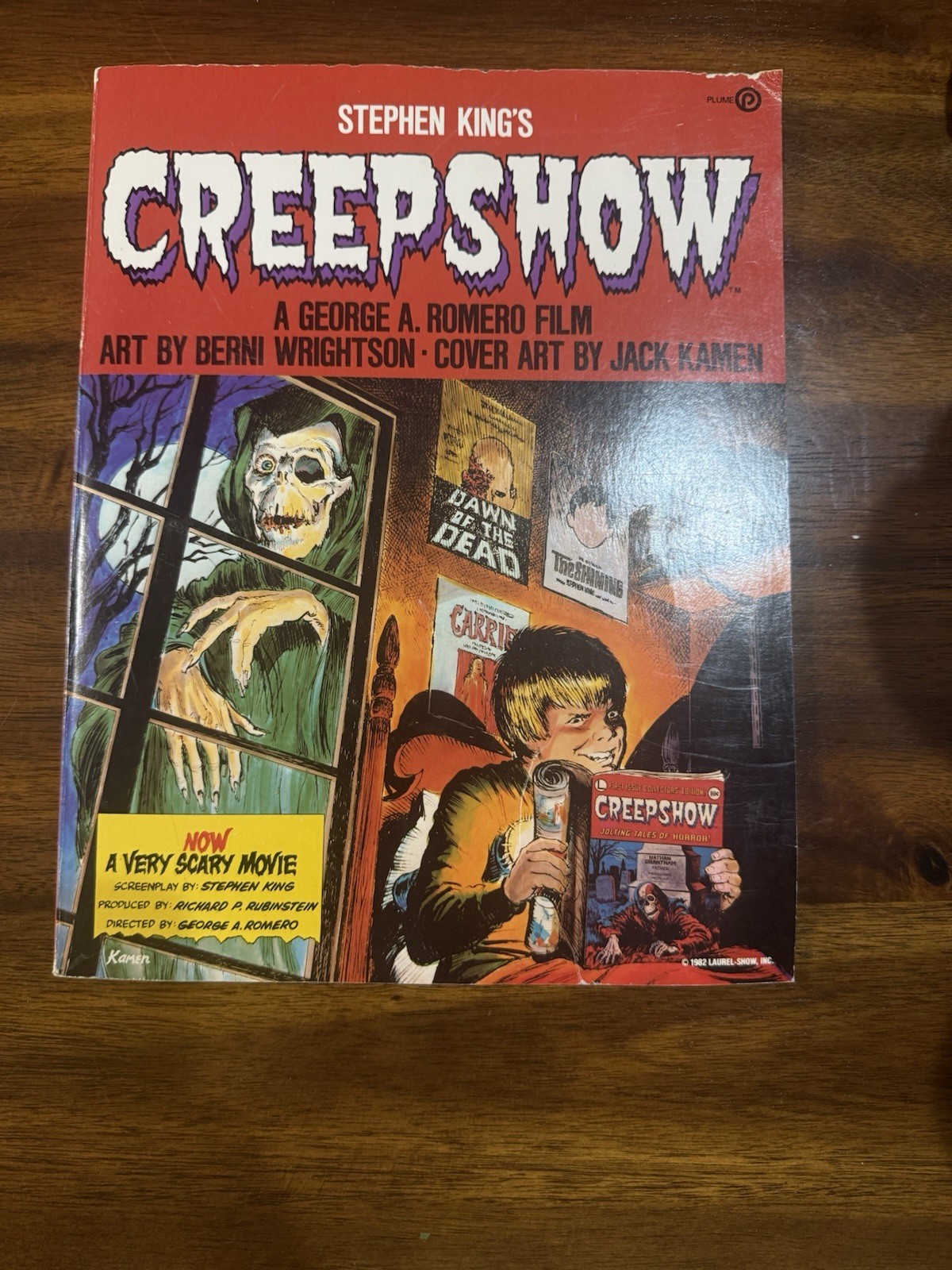 Vintage 1982 Creepshow Graphic Novel Stephen King Plume 5th Print Mid-Grade Good Vintage 1982 Creepshow Graphic Novel Stephen King Plume 5th Print Mid-Grade Good