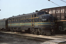 K.) Original RR slide: Reading FP7 #902 in OLD livery @ Reading PA; 10/1977 picture